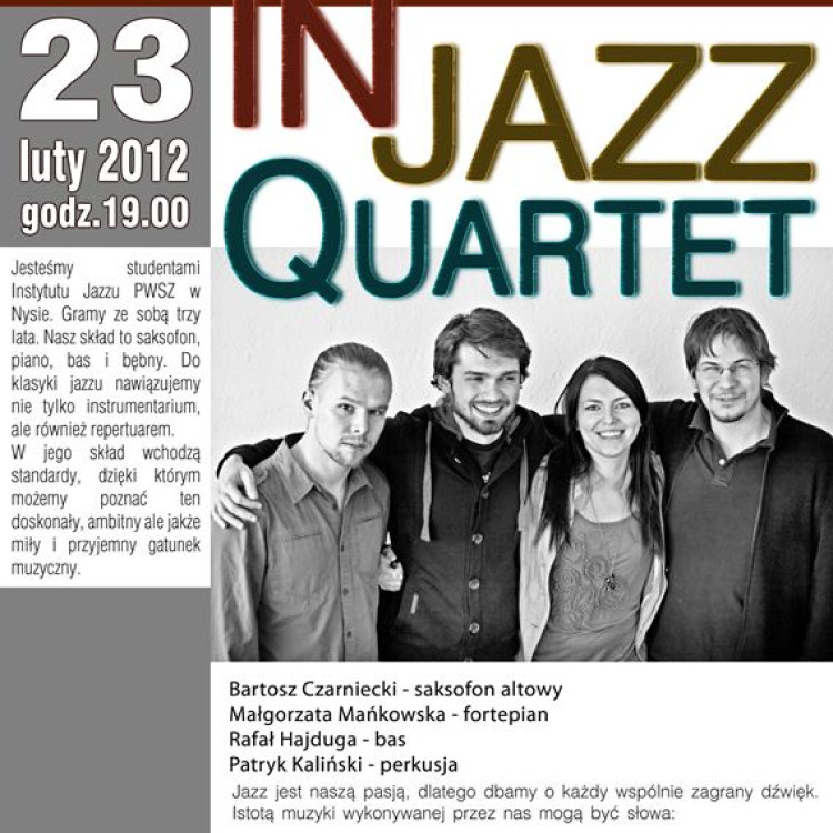 InJazz Quartet ponownie na Barce Tumskiej